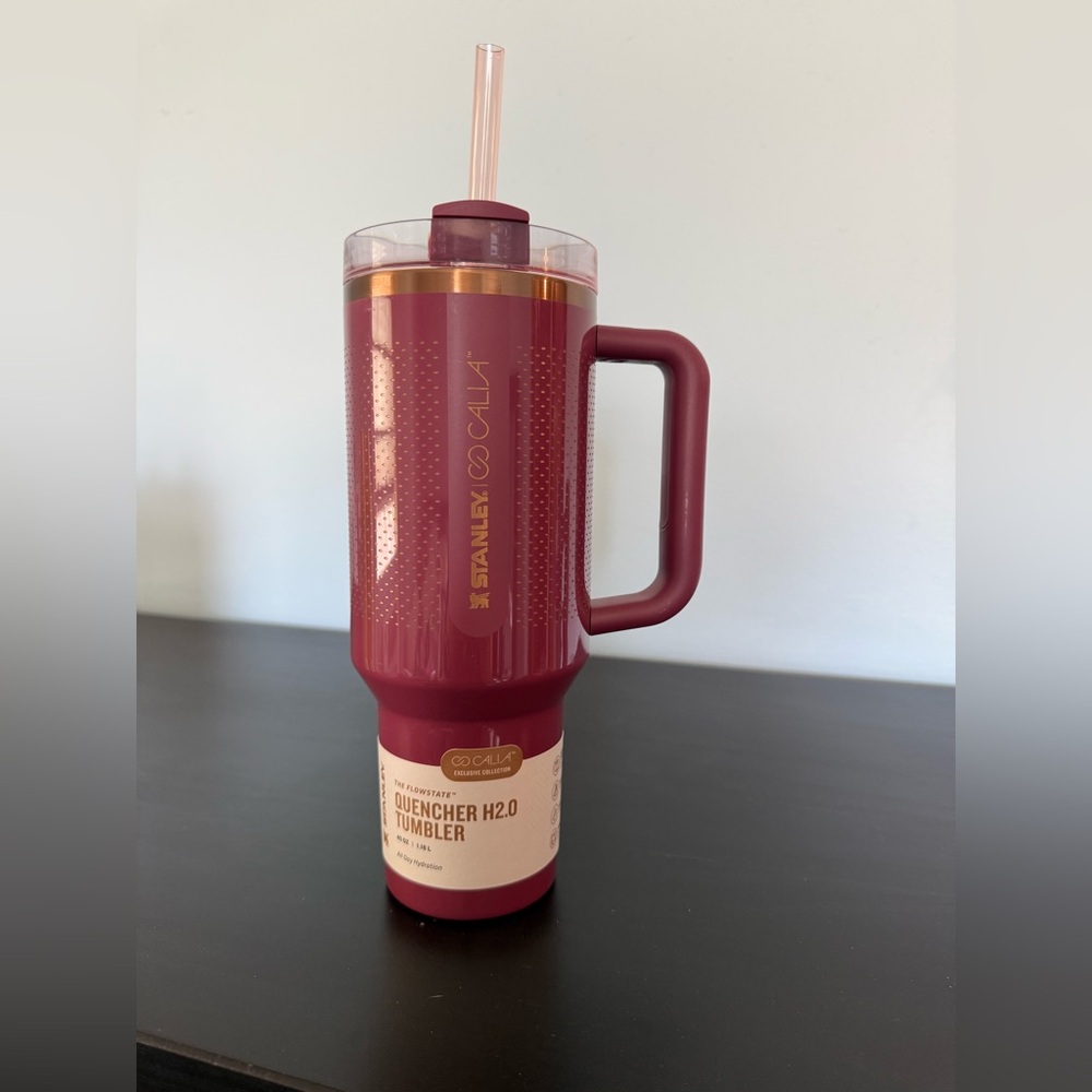Stanley Quencher H2.0 + Calia 40oz Tumbler - Red Nectar, NEW
